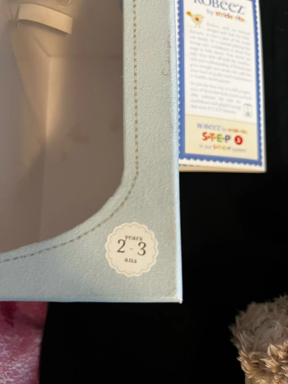 Robeez Cream Leather Baby Booties with Tan Faux-Fur Cuff